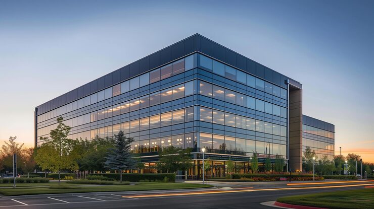 TDI Oxford Plaza Mohali commercial building exterior view